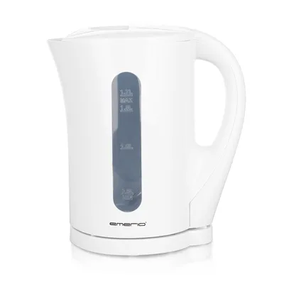 Productafbeelding van Emerio Waterkoker WK-123483.1 – 1,7 Liter – 2200 W – Oververhittingsbeveiliging – Automatische Uitschakeling – Waterniveau-indicator – Wit