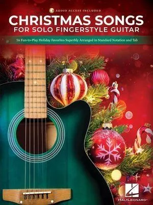 Produktbild von Christmas Songs for Solo Fingerstyle Guitar: 16 Fun-To-Play Holiday Favorites Superbly Arranged in Standard Notation and Tab