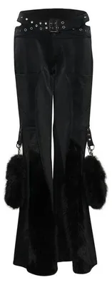Produktbild von KOI Stoffhose Damen : Malacath Zipper Baggy Utility Cargo Pants - Blac schwarz S