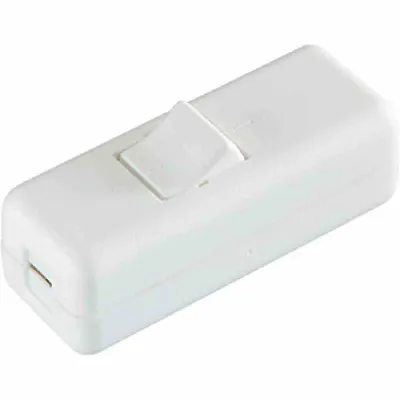 Productafbeelding van Bachmann snoercontactdoos 924.052, serie 8010, wit/wit, schakelaar, 2-polig