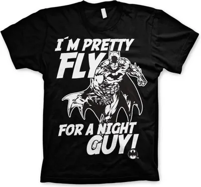 Productafbeelding van "I'm Pretty Fly For A Night" T-shirt - Maat Large - Zwart