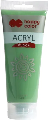 Produktbild von Studio Happy Color Acrylfarbe 200ml chromgrün