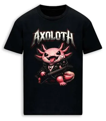 Produktbild von Tierisch T-Shirt Herren Axoloth schwarz L