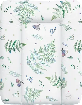 Produktbild von CEBA Podložka prebaľovacia na komodu (50x70) Watercolor World Polypody