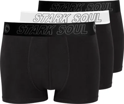 Produktbild von Stark Soul® Boxershorts 3'er Pack Herren - Hipster Unterhosen Retroshorts Baumwolle, Gr: XXL