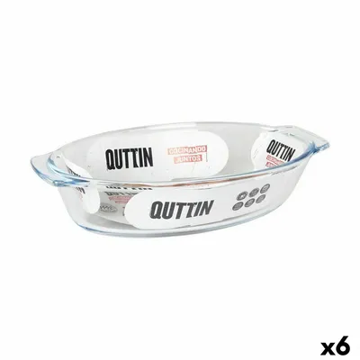 Obrázek produktu pro Kuchyňská miska dequttin 725 ml oválné sklo (6 ks)