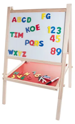 Produktbild von Engelhart Toys Schultafel Whiteboard Holz 88x54x43cm Magnettafel