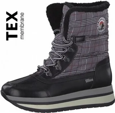Produktbild von S.OLIVER [WOMEN] 5-5-26243-33/035 BLACK CHECKER Schnürstiefel  HW 19/20, Spocc:41