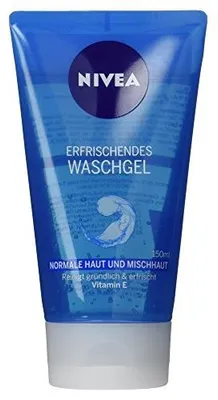 Obrázek produktu pro Nivea Osvěžující mycí gel Čisticí gel s jemnou pěnou 150 ml