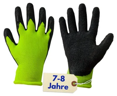 Produktbild von Arbeitshandschuhe Kinder Latex Gartenhandschuhe Kinder Gr.4 Schutzhandschuhe 7-8 Jahre Kinderhandschuhe Garten Kindergartenhandschuhe Sicherheitshandschuhe