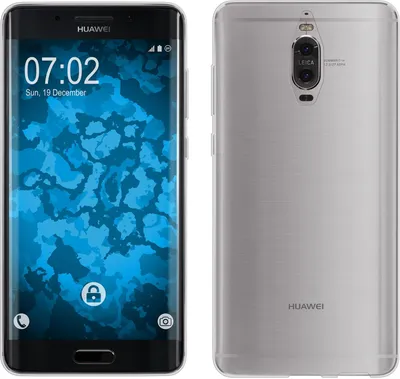 Produktbild von PhoneNatic Case kompatibel mit Huawei Mate 9 Pro - Crystal Clear Silikon Hülle transparent + 2 Schutzfolien
