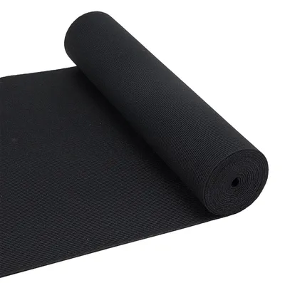 Immagine prodotto di Omgoods - Elastico - 30 cm x 1 metro - Elastico piatto - Resistente all'arrotolamento e alla torsione - Ideale per cucire - Adatto per lavori manuali - Nero - Elastico