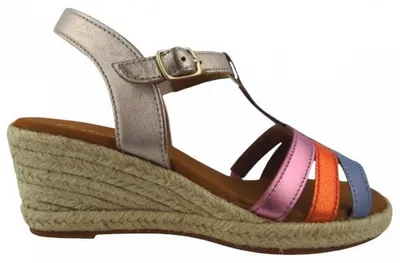 Produktbild von Gabor Comfort Metallic multi Keilsandalette Mehrfarbig in Gr. 39