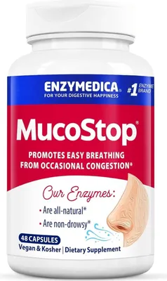 Image de ENZYMEDICA MucoStop (48 gélules)