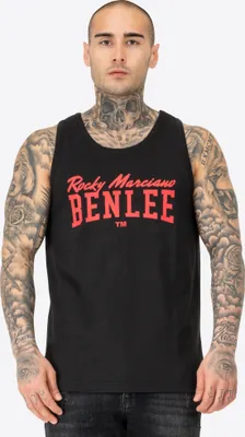 Obrázok produktu pre Pánsky singlet regular fit LUDICA Black/Red M BENLEE
