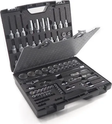Produktbild von Steckschlüssel-Satz Autom., 103-tlg., 6,3 mm (1/4")-12,5 mm (1/2"): 4-32 m