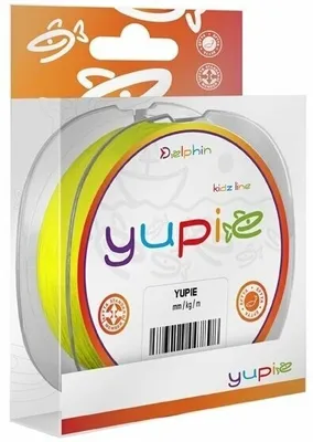 Produktbild von Delphin YUPIE Fluo Yellow 0,20 mm 300 m 3,7 kg Angelschnur