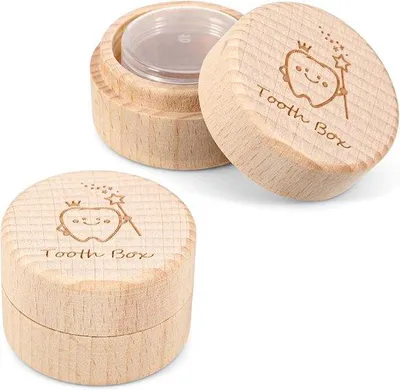 Produktbild von Famanu Aufbewahrungsboxen für Milchzähne - 2er Set
