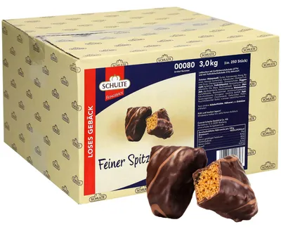 Obrázek produktu pro Schulte Schoko Spitzkuchen v hořké čokoládě 3000g