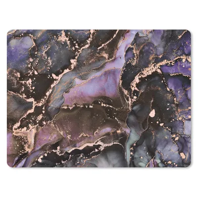 Produktbild von MuchoWow® Mauspad Mousepad Marmor - Gold - Rosa 40x30 cm - Mousepads - Maus Mat - Pad - Mausunterlage - Anti Rutsch