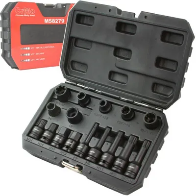 Obrázek produktu pro MAR-POL Sada hlavic na brzdové třmeny 1/2" 16 ks M58279