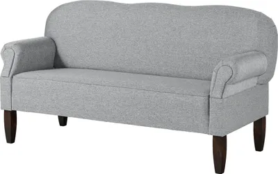 Produktbild von MASSIVMOEBEL24.DE Küchensofa Webstoff 188x78x97 grau EDINBURGH