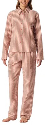 Imagen del producto de Pijama largo para mujer de la marca Schiesser, talla 44, color terracota