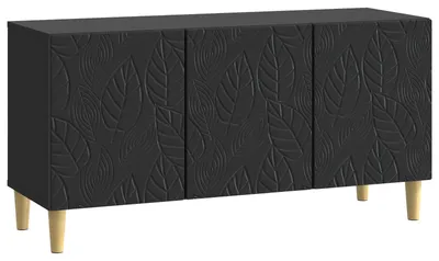 Produktbild von vidaXL TV-Schränk 99 x 34,5 x 50 cm Schwarz Holzwerkstoff