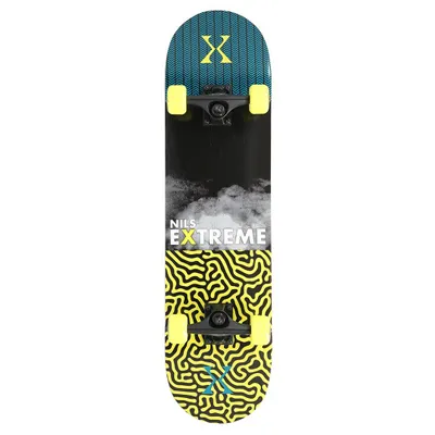 Produktbild von Nils Extreme CR3108SA, Skateboard (klassisch), Gelb, Blau, Abbildung, 100 kg, Junge/Mädchen, Gelb