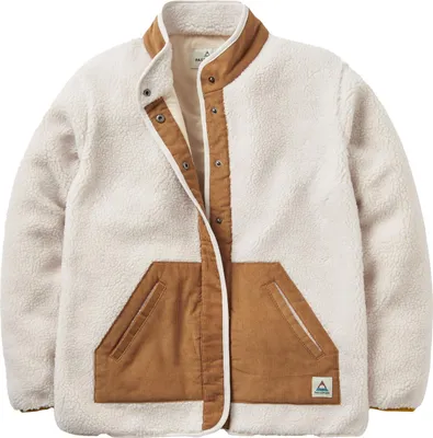 Passenger Damen Fleecejacke Clover 2.0 Recycled Sherpa Fleece - vintage white