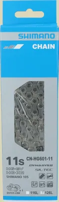 Obrázok produktu pre Shimano Chain Deore CN-HG601 + SM-CN910 Closing link 11-Speed 126 Links