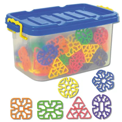 Imagen del producto de Eduplay Bauset - Juego de construcción con 216 piezas - Juguete creativo para niños