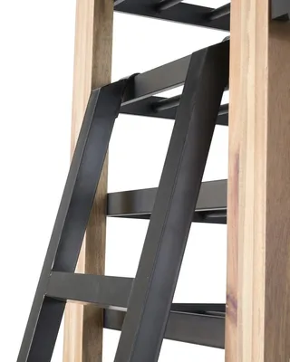 Image de SIGNATURE - Echelle vinothèque en métal L 25 cm x H 190 cm