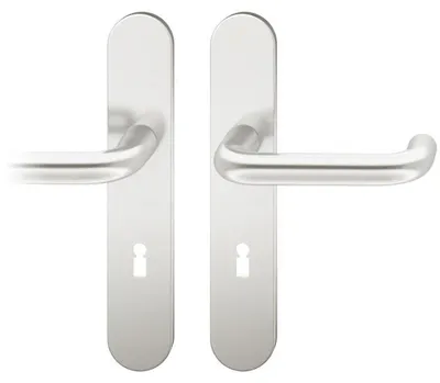 Produktbild von FSB 1070 Langschild Alu natur (Ausführung: Drücker/Drücker, Lochung: BB, Entfernung: 72mm, Oberfläche: Alu F1 - Natur) Ausführung: Drücker/Drücker Lochung: BB Entfernung: 72mm Oberfläche: Alu F1 - Natur