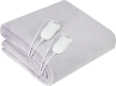 Image de Adler AD 7426 electric blanket Electric bed warmer 60 W Grey Fleece Polyester