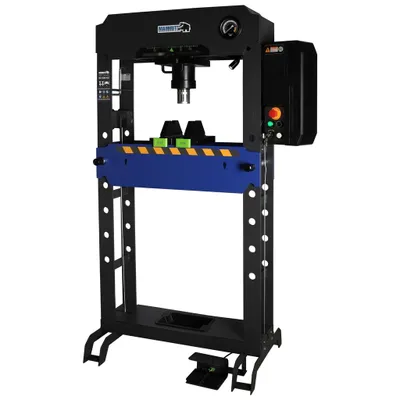 Produktbild von 50 Tonnen Hydraulik Werkstattpresse mit elektrischer Steuerung & Fußpedal