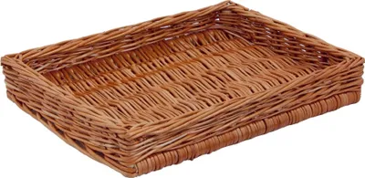 Produktbild von Regalkorb, Vollweide, braun, Auslagekorb, 40cm x 30cm x 6cm