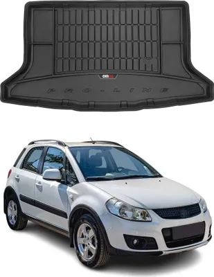 Produktbild von OMAC Gummi Kofferraumwanne für Suzuki SX4 2006-2014 TPE Laderaumwanne Schwarz