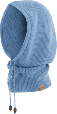 Produktbild von Knit Factory Evy Kapuzenschal - Crystal Blue - One Size