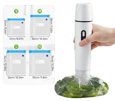 Immagine prodotto di Macchina sottovuoto, design portatile, batteria ricaricabile, BIANCO