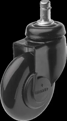 Produktbild von CliCTEC Rolle schwarz für Hocker