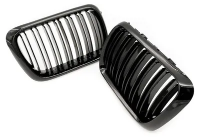 Produktbild von ESEN SKV 66SKV054 Kühlergrill Frontgrill für BMW 3 Limousine (E36) Schwarz Glänzend