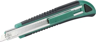 Produktbild von Wolfcraft Cuttermesser inkl. 1 Ersatzklinge 9 mm Metall