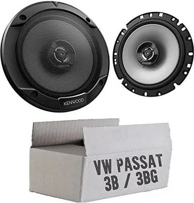 Produktbild von Lautsprecher Boxen Kenwood KFC-S1766 - 16,5cm 2-Wege Koax Auto Einbauzubehör - Einbauset passend für VW Passat 3B/3BG - justSOUND