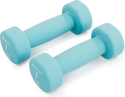 Produktbild von Hop-sport Fitness činky | Sada neoprénových fitness činiek  | Sada činiek 2x1kg