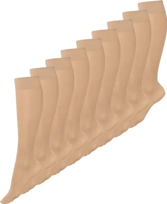 Produktbild von NUR DIE Knie-strümpfe thermo-socken overknee Vitastütz mandel one size