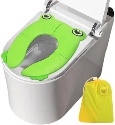 Produktbild von Famanu Toilettensitz für Kinder mit Antirutsch-Pads - Grün