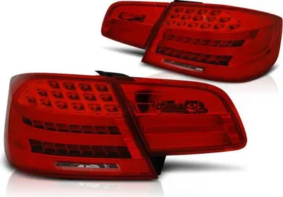Obrázek produktu pro Zadní LED světla pro BMW E92 Coupe rok 06-10 červená/chromová optika LCI