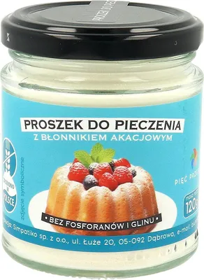 PROSZEK DO PIECZENIA Z BŁONNIKIEM AKACJOWYM BEZGLUTENOWY 120 g - PIĘĆ PRZEMIAN
