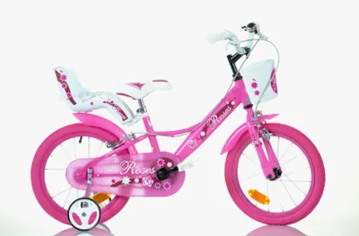Immagine prodotto di F.lli Schiano Sch Roses 16" - Bicicletta Per Bambine (5-7 Anni), Ruote 16", Telaio Acciaio, Con Accessori - Colore Rosa